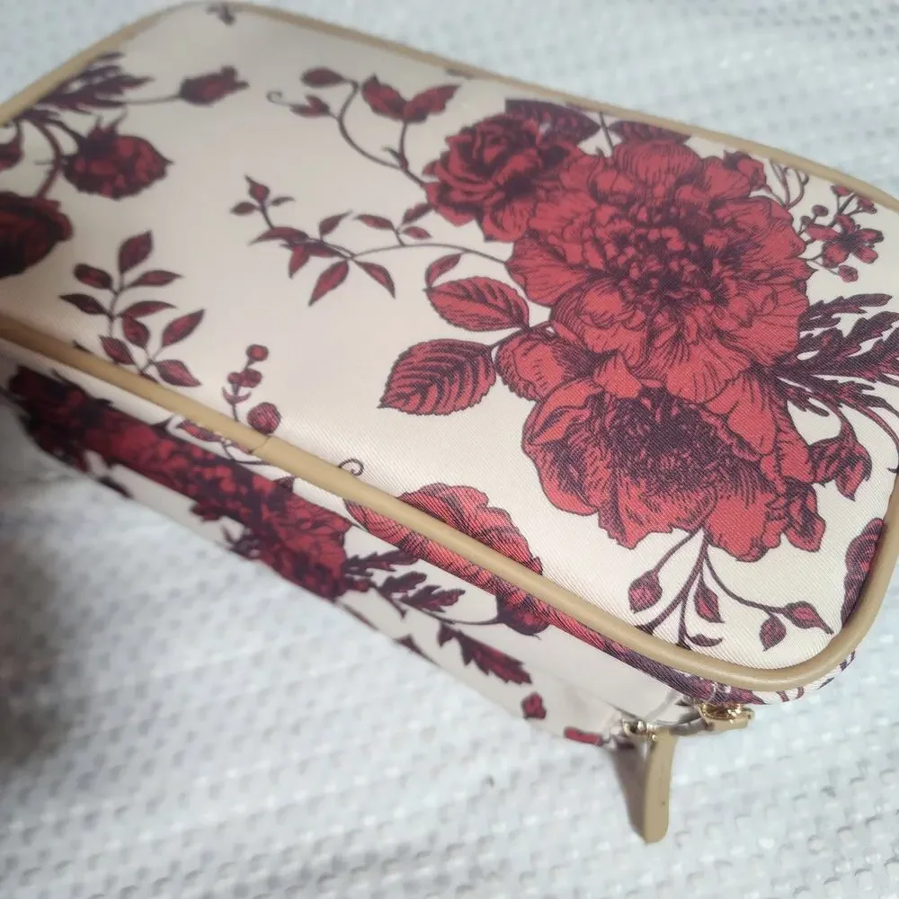 MARTHA STEWART EUC CARRY MAKEUP JEWELRY BOX BAG TRAVEL NAG